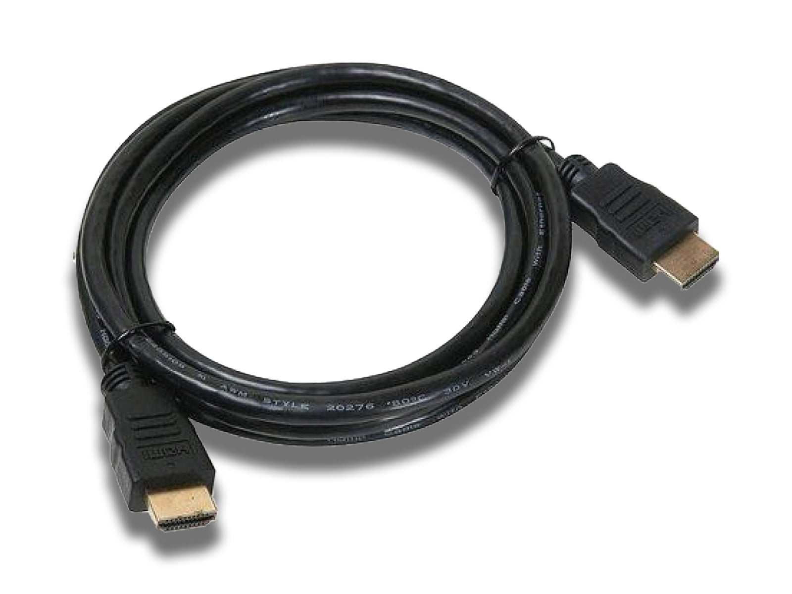HDMI To Mini Male Cable Rolled Up