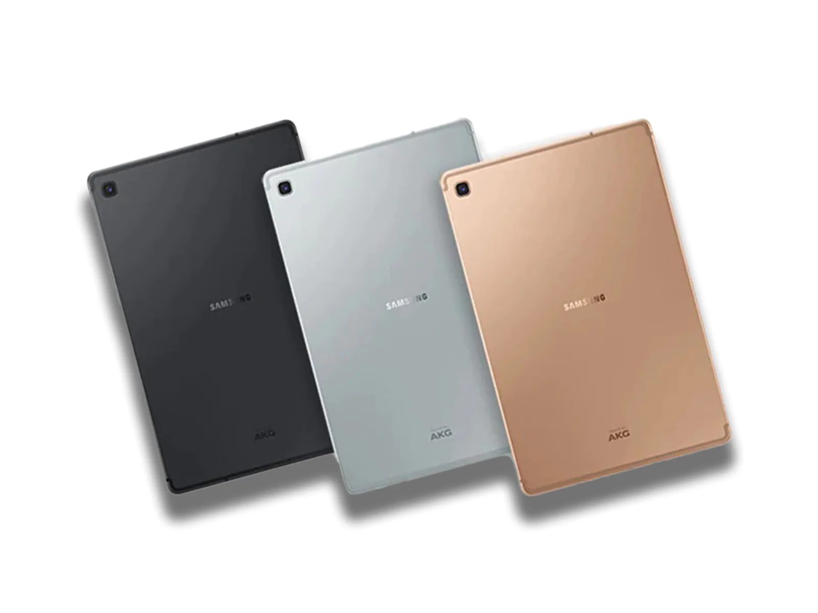 Image-showing-black-silver-and-gold-variations-of-the-samsung-galaxy-tab-s5e-lte-tablets-on-the-white-background