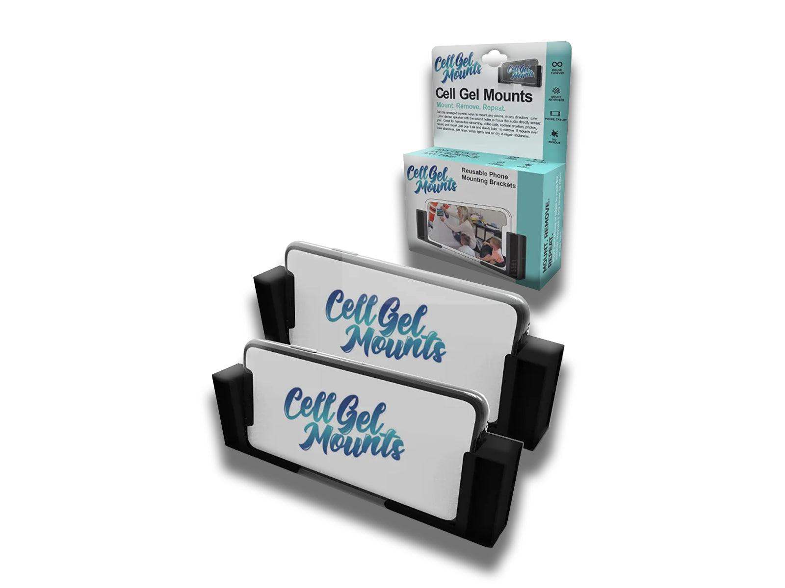 Cell Gel Mounts - Cell Gel Wall Mount Phone Holder Reusable Mount