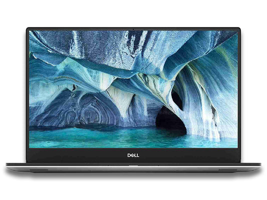 Front view of an opened Dell XPS 15 7590 laptop
