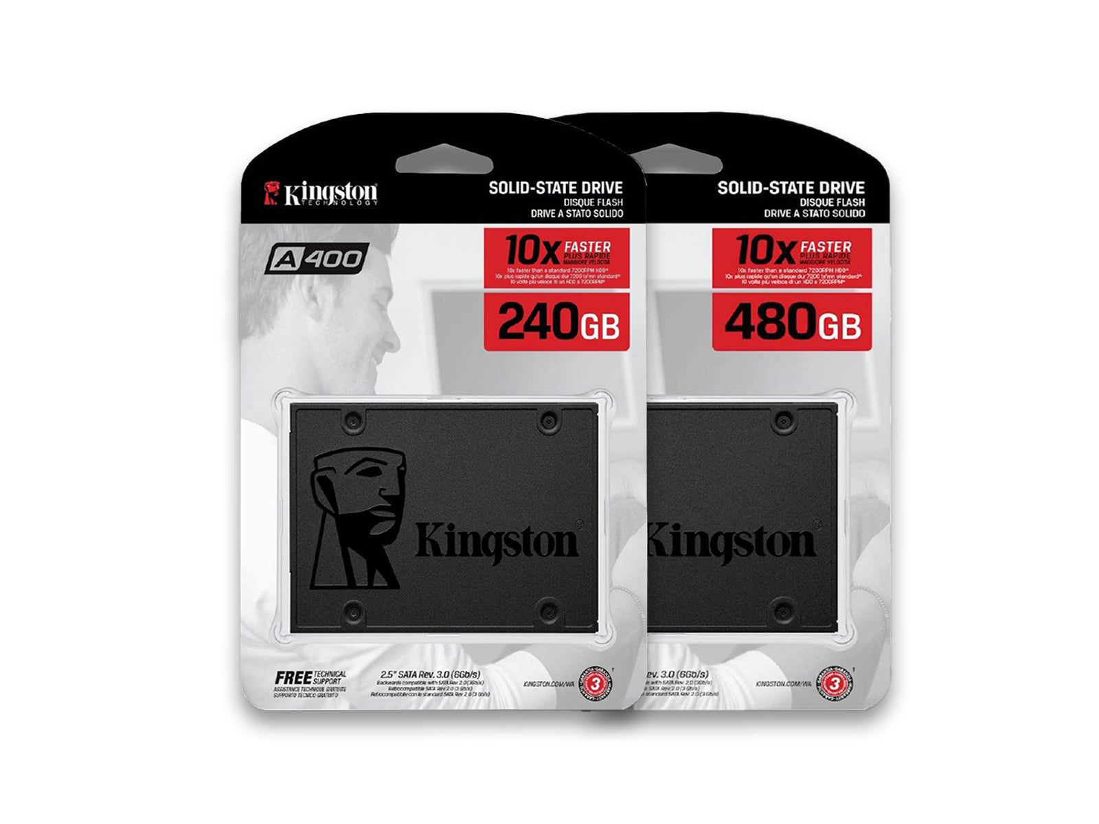 Kingston-A400 SSD In 240GB And 480GB