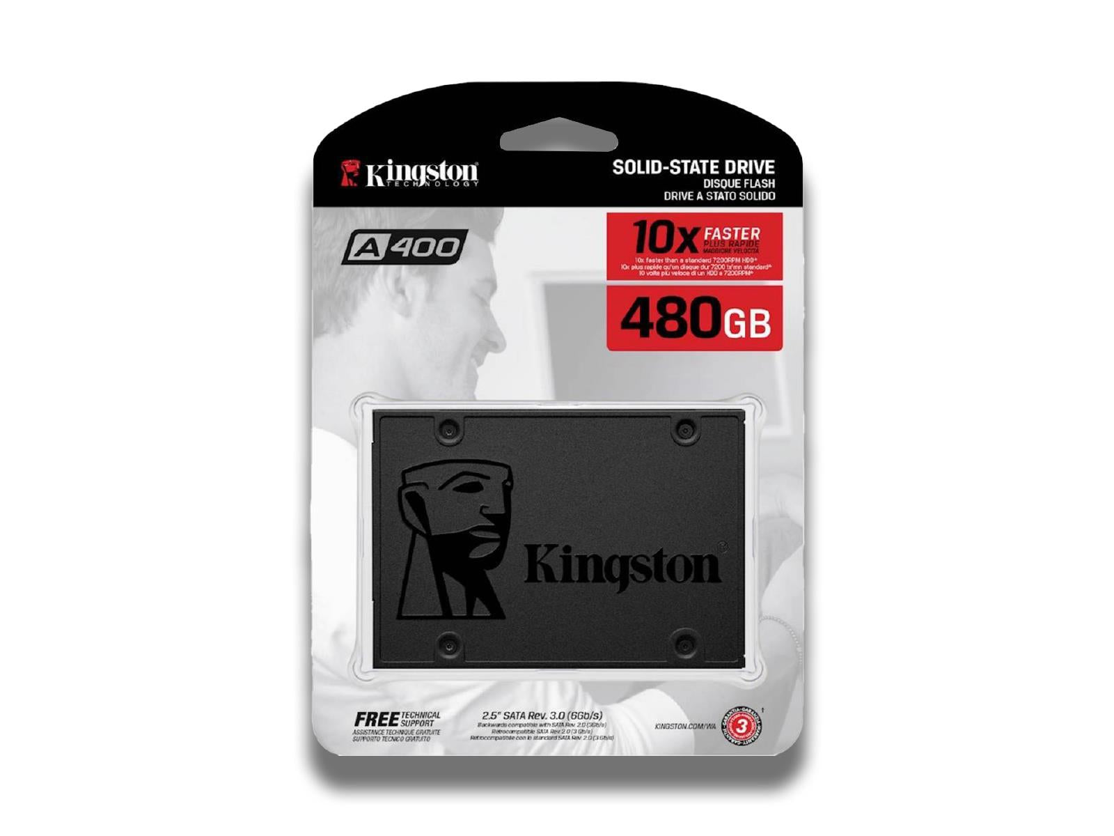 Kingston Fast SATA SSD Internal Hard Drive In 480GB
