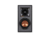 Front view of the Klipsch R-41SA Powerful Home Speaker placed vertically