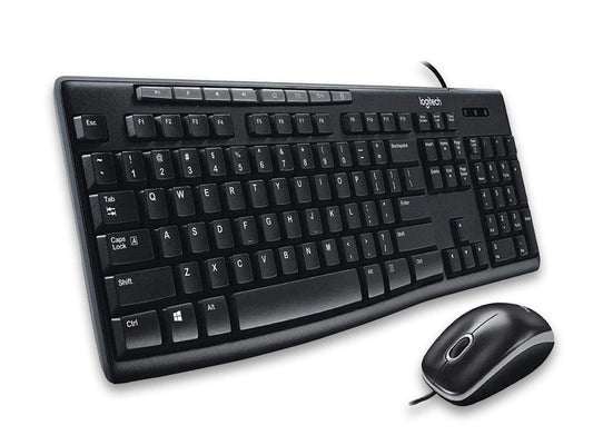 Logitech - Logitech MK200 Combo Keyboard & Mouse ES Layout