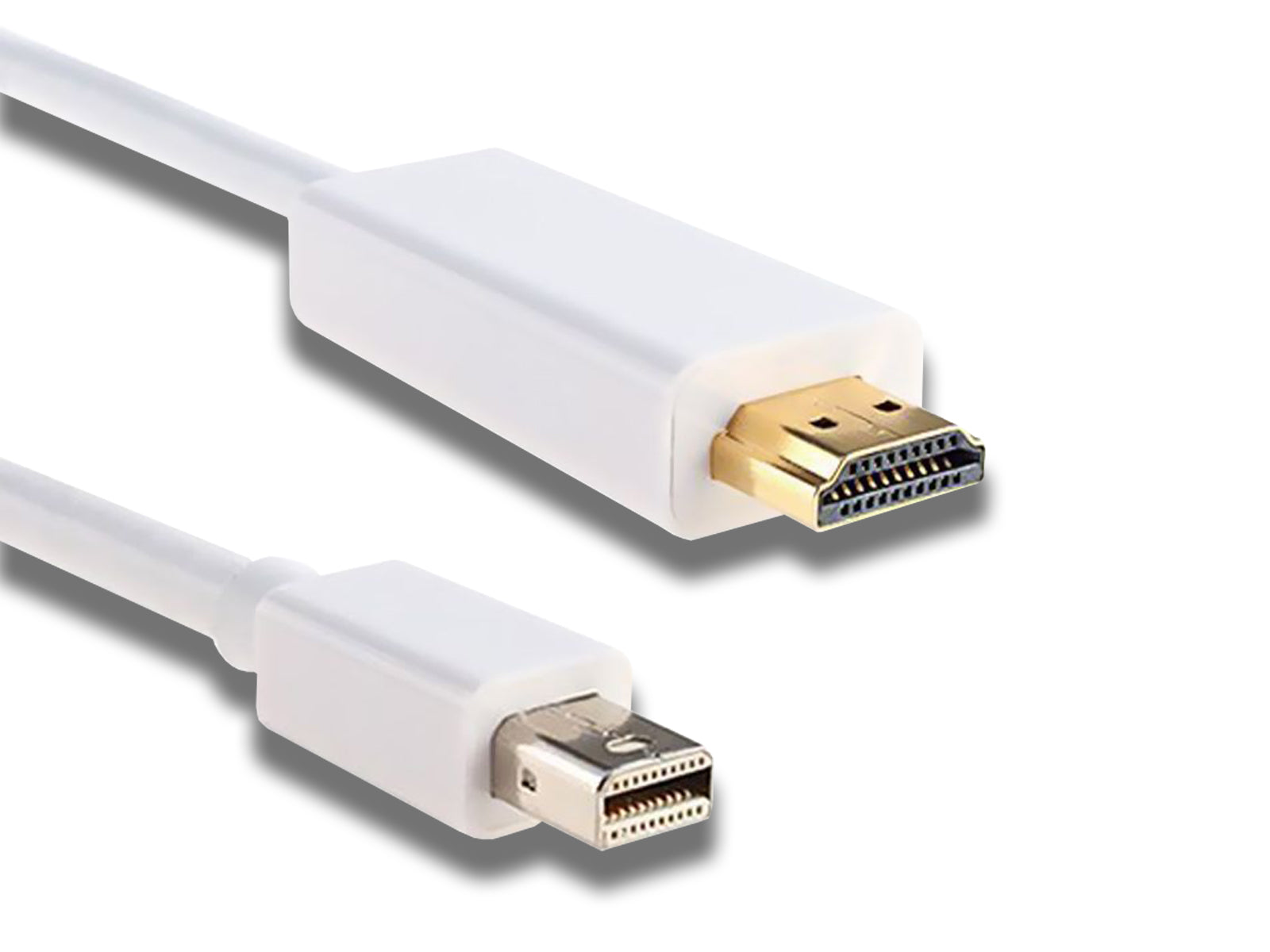 Mini DisplayPort to HDMI Cable Showing two Cables