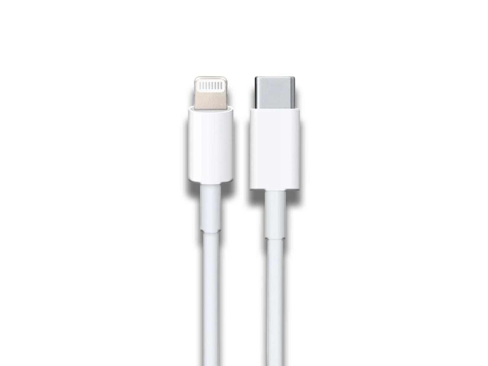 Lighting Cable to USB-C Two Ports Close up
