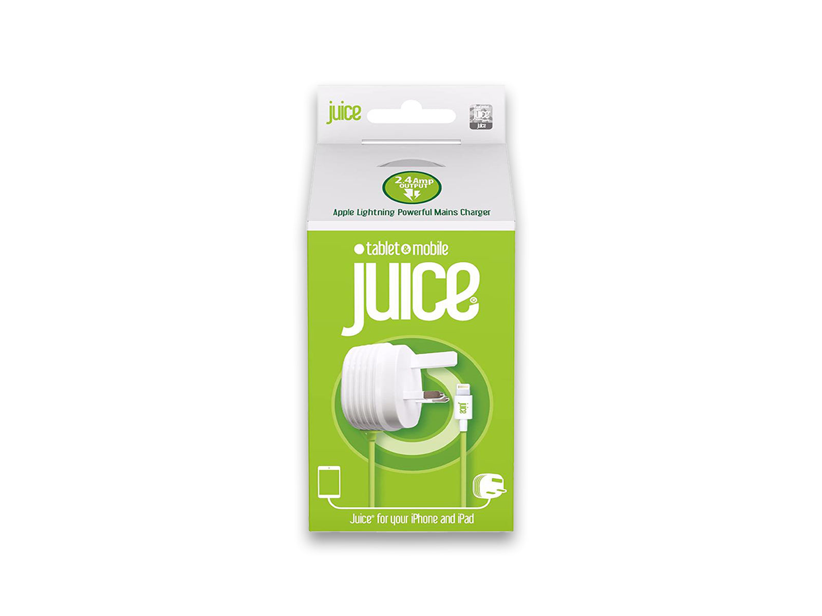 Lightning Mains Charger Juice Box Front