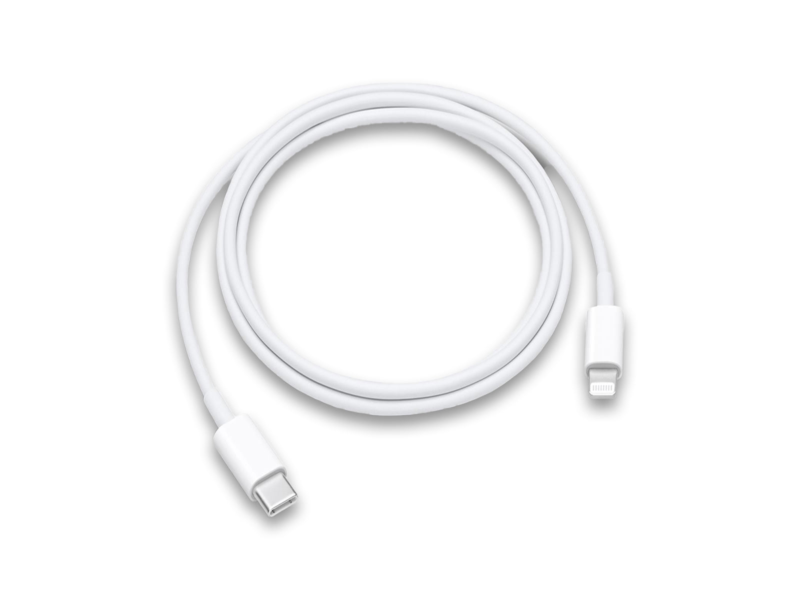 Lighting Cable to USB-C Rolled up Front View