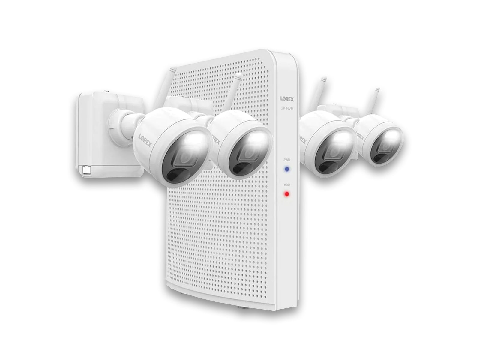 Lorex 2K Security Camera System with Active Deterrence & Person Detection