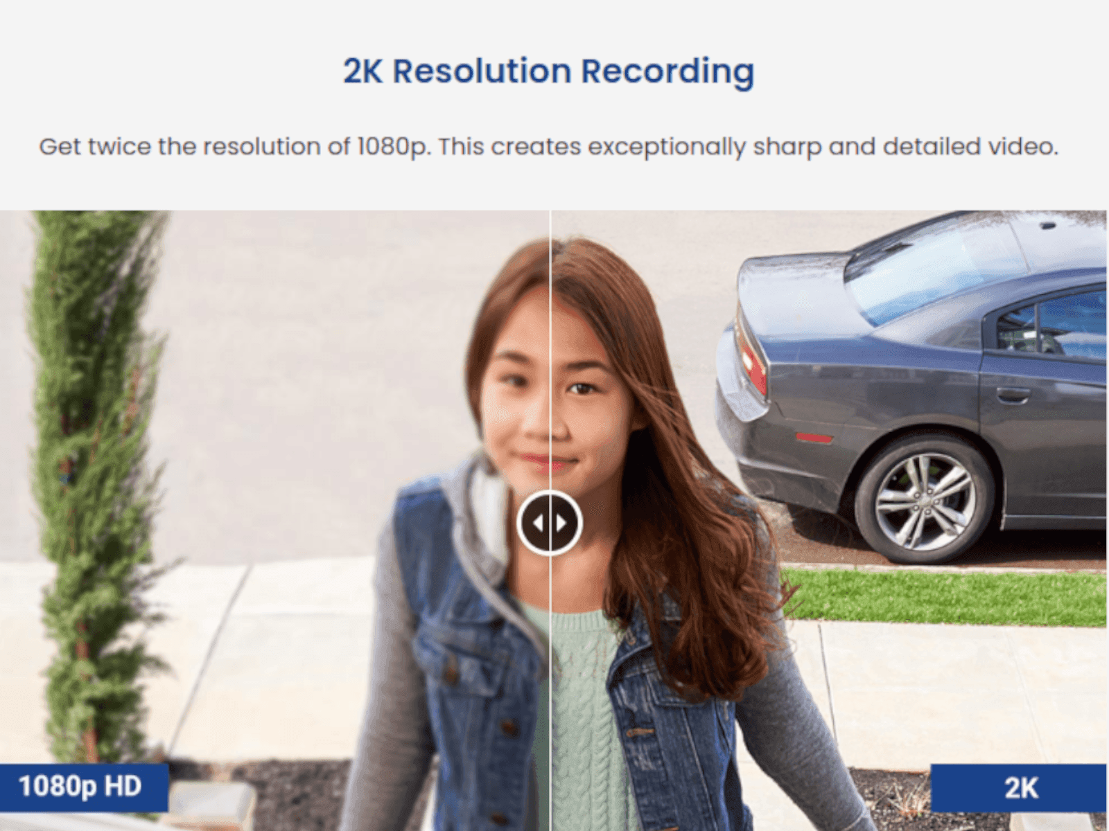 Lorex - Lorex 2K Security Camera System With Active Deterrence & Person Detection