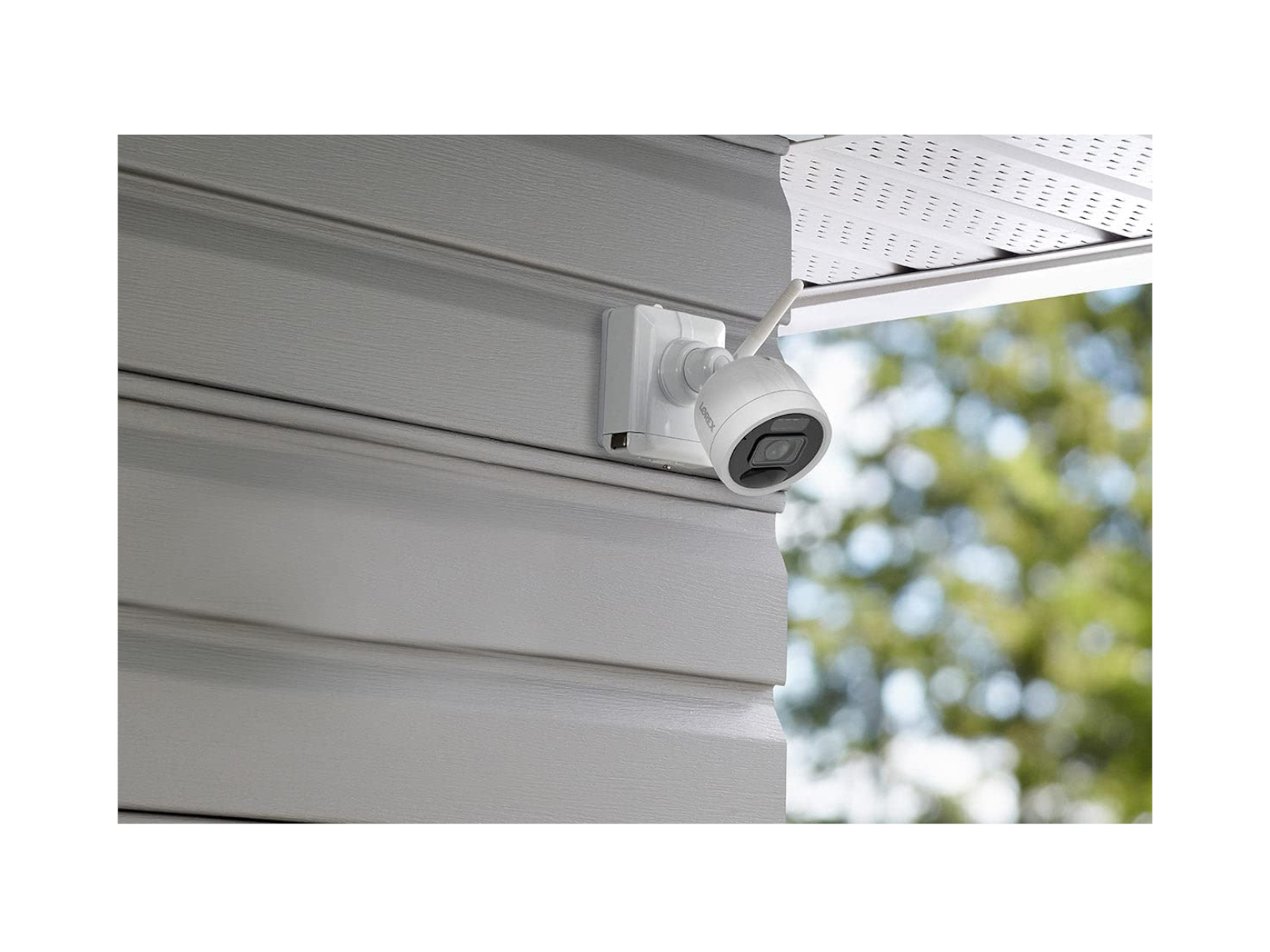 Lorex 2K Security Camera System with Active Deterrence & Person Detection Outside During Day