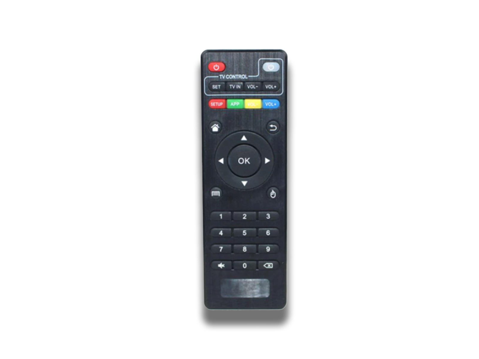 Replacement MXQ Remote Control Overhead View