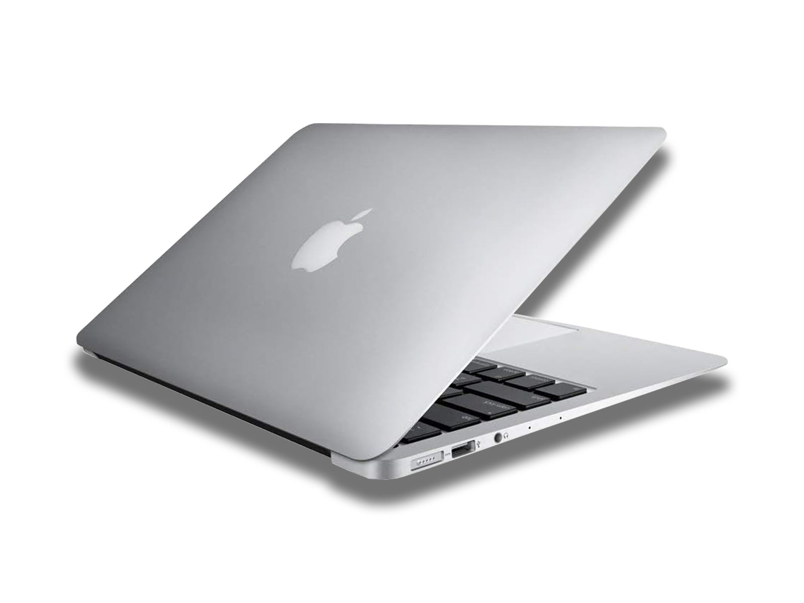 Image shows an angled right view of the Apple MacBook Air