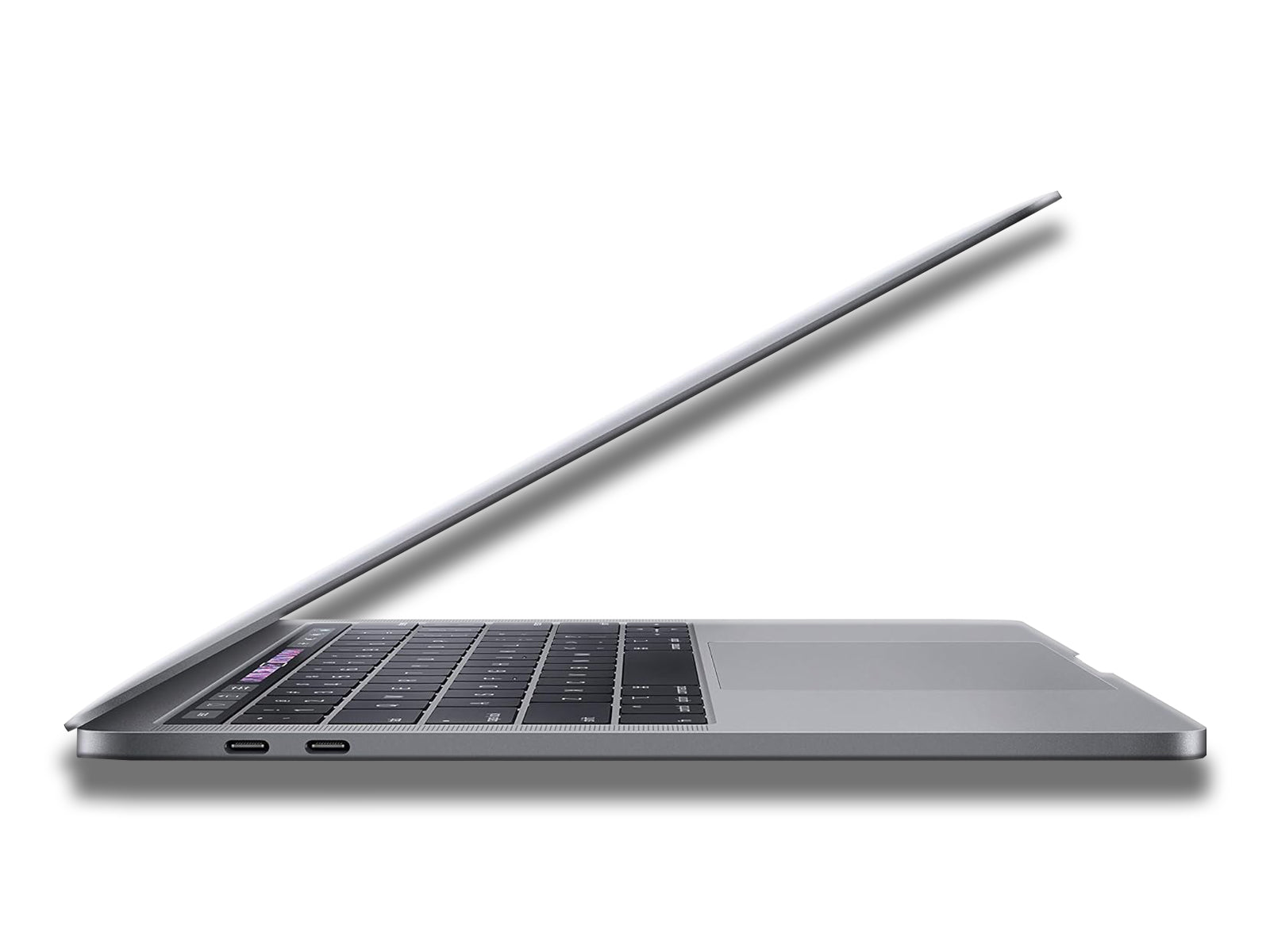 Apple MacBook Pro 2019 In Space Grey Left Side