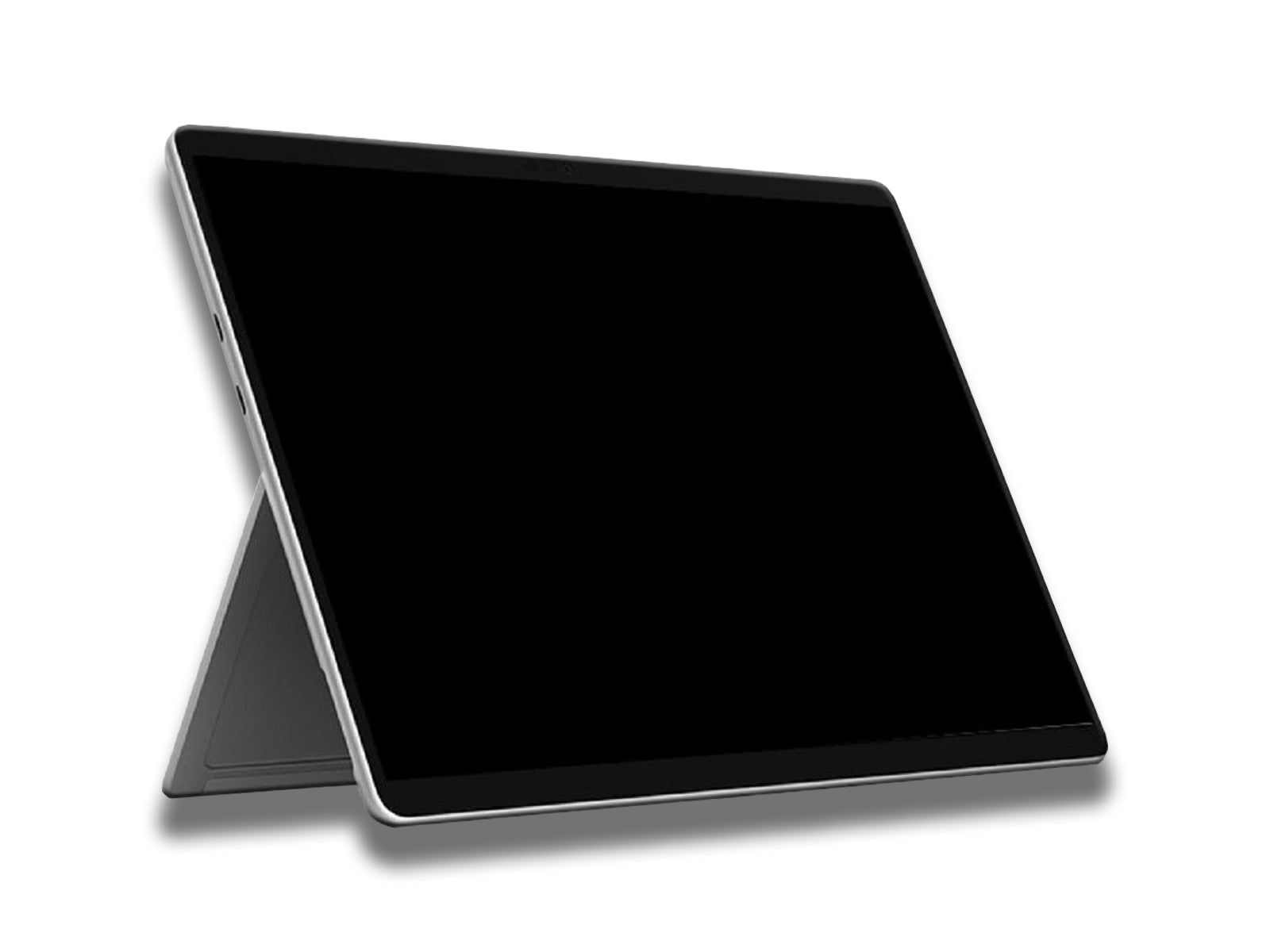 Image shows a full frontal view of the home platinum Microsoft Surface Pro 9