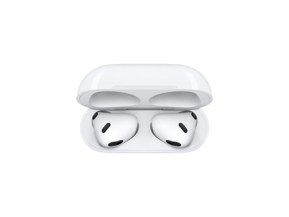 Overhead View of the AirPods 3rd gen in the lightning charging case