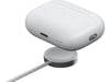Picture of Magsafe charger about to charge Apple AirPods Pro 2nd Gen with Magsafe Charging Case