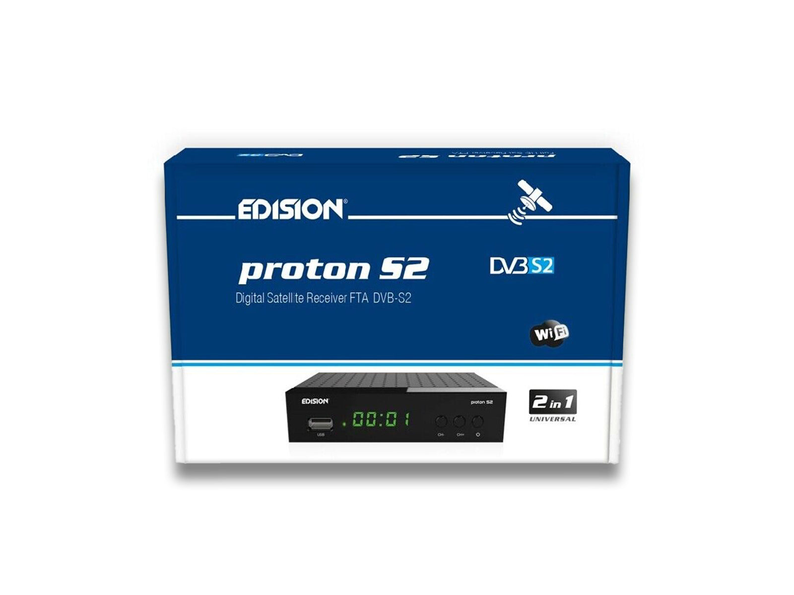 Edision Proton S2 Box Front