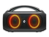 Image shows a front view of the Raycon Boombox Bluetooth Speaker