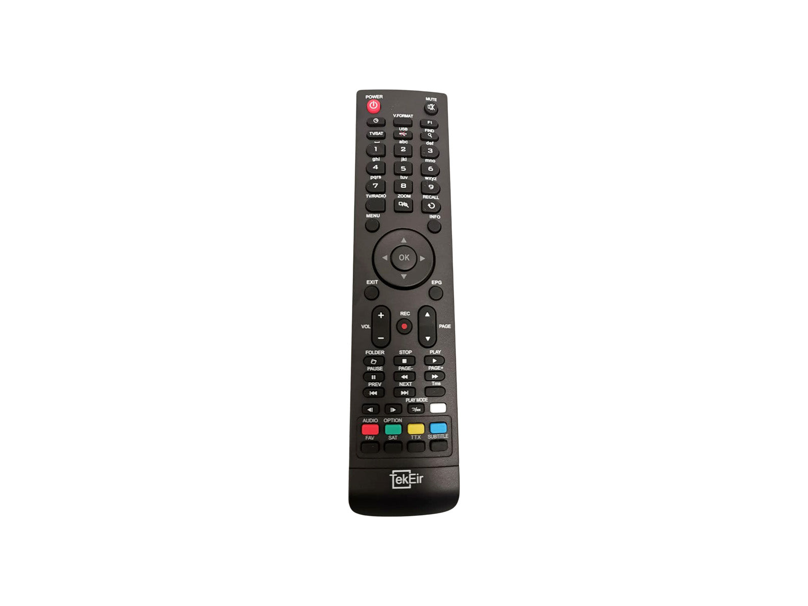 Replacement Remote Control For Amiko Front View