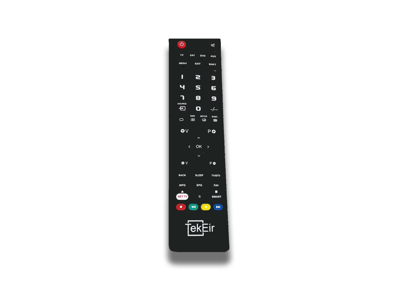 Replacement Remote Control Compatible With TECHWOOD T9000-S2 Front View