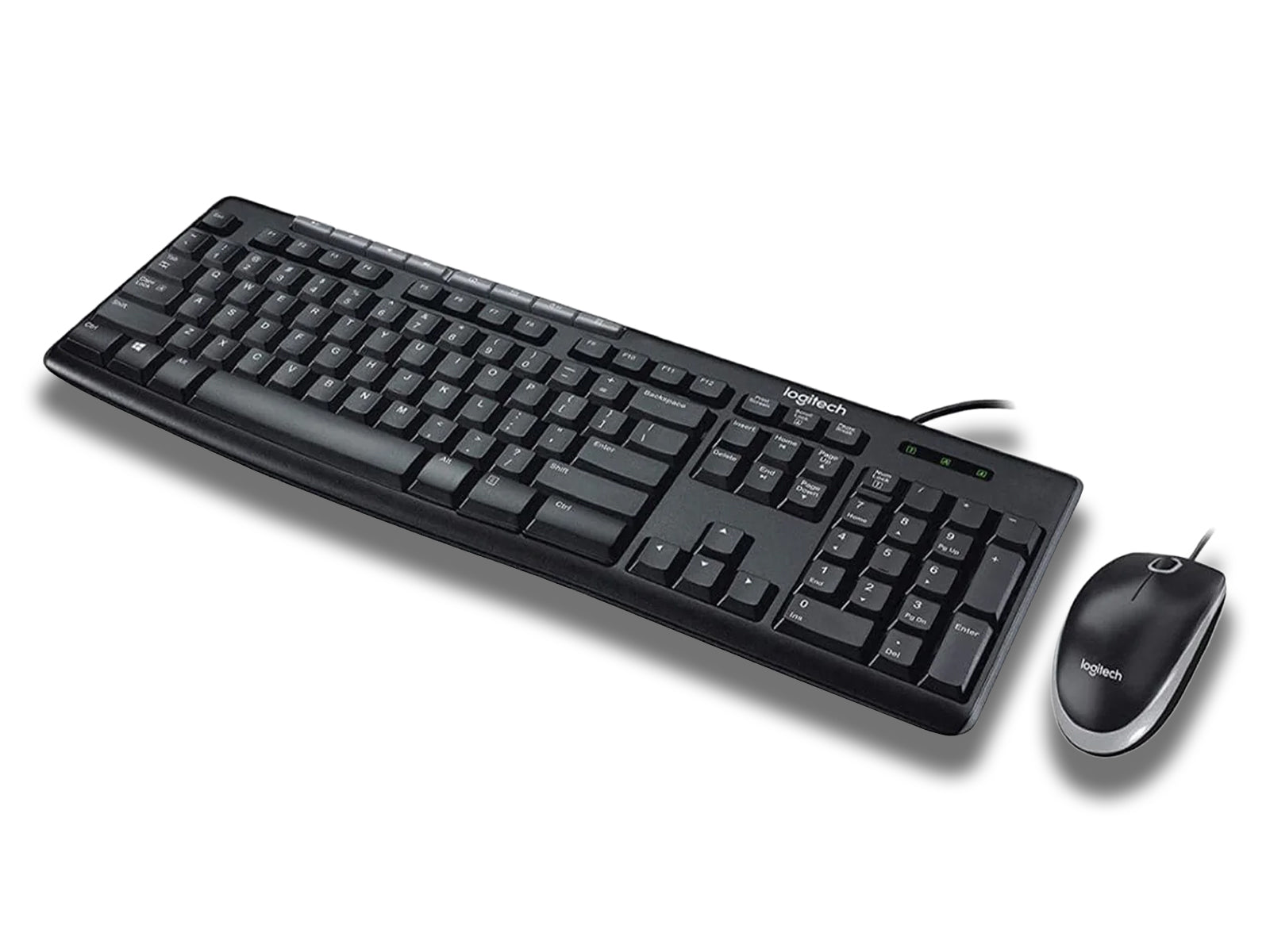 Logitech MK200 Combo Keyboard & Mouse Side View