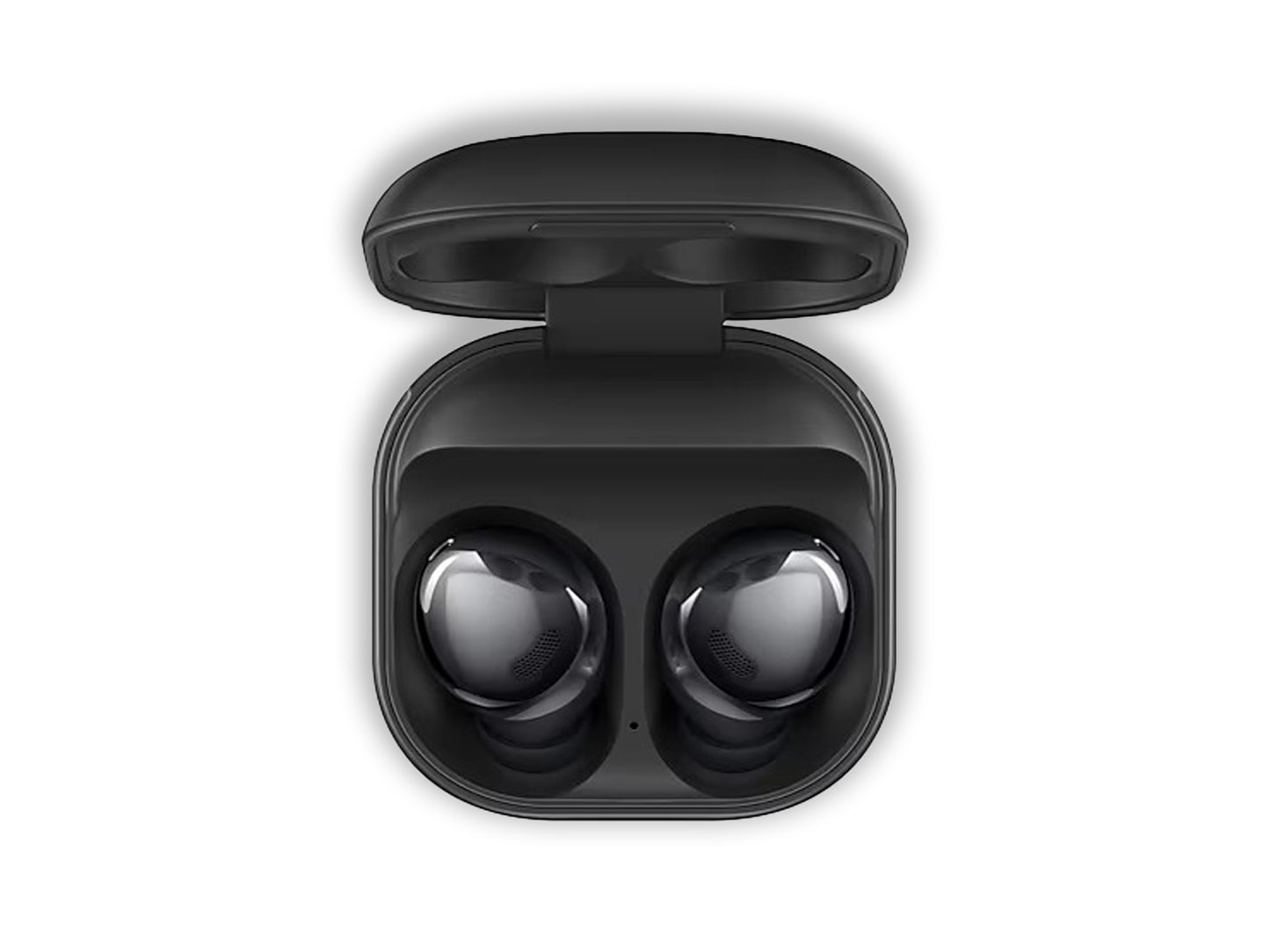 Samsung Buds Pro Black top view open case