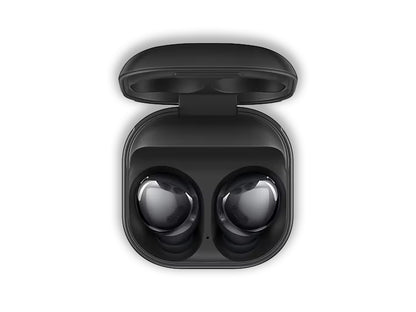 Samsung Buds Pro Black top view open case