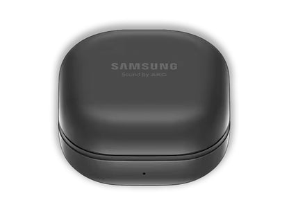 Samsung Buds Pro Black angled top view closed case