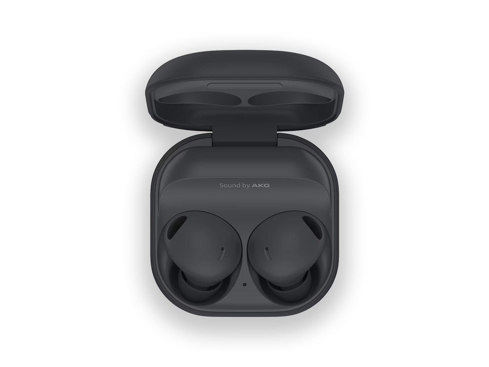 Samsung Galaxy Buds Pro 2 Graphite top view case open