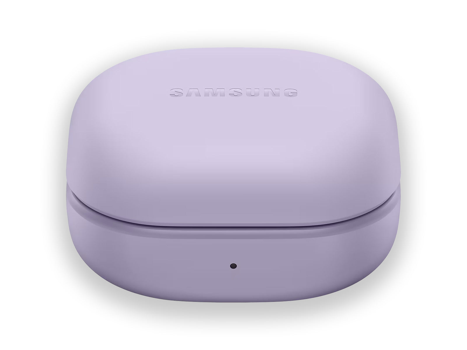 Samsung Galaxy Buds Pro 2 Purple case closed top front view