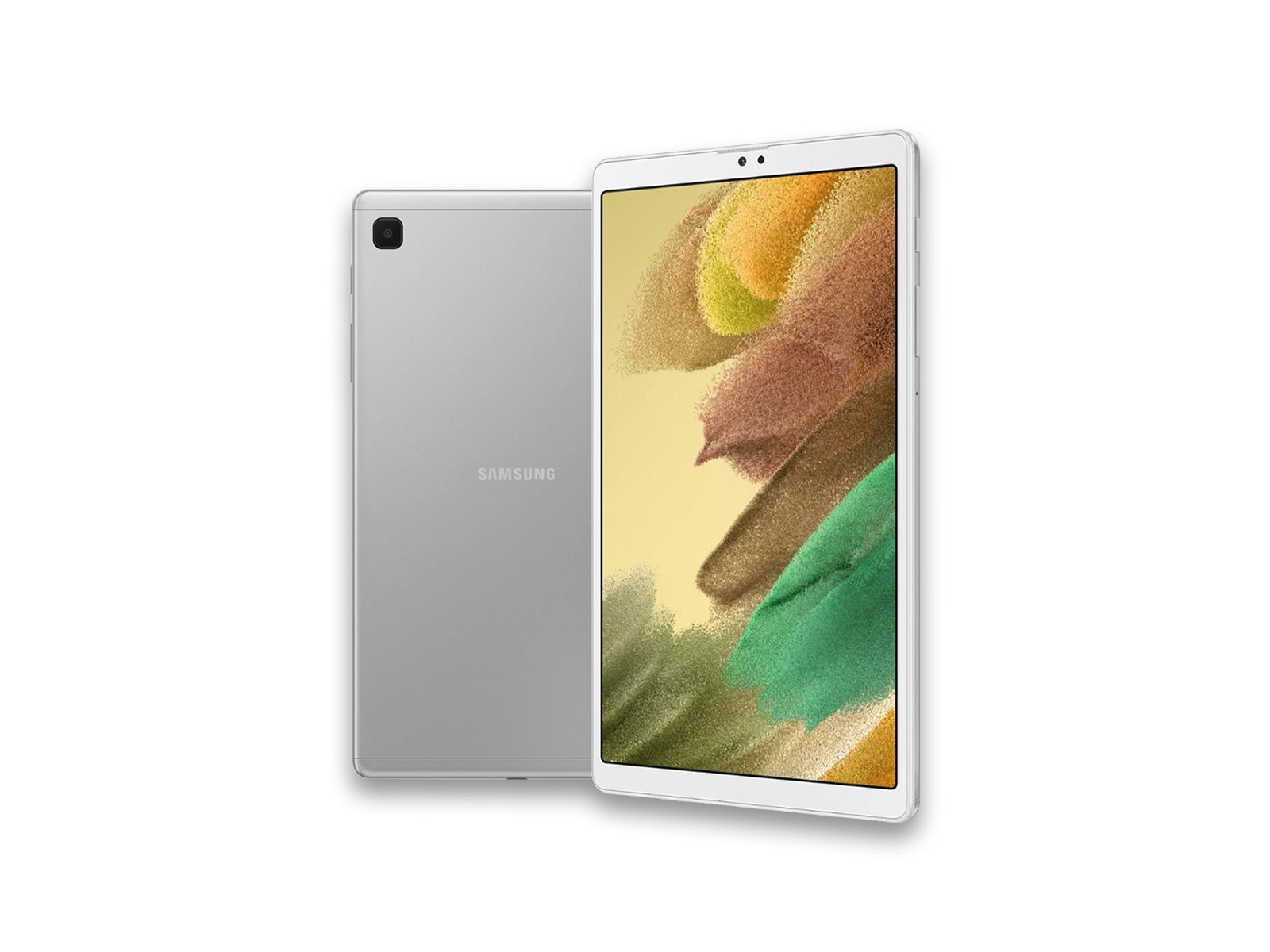 Samsung Galaxy Tablet A7 Lite Silver Front Back