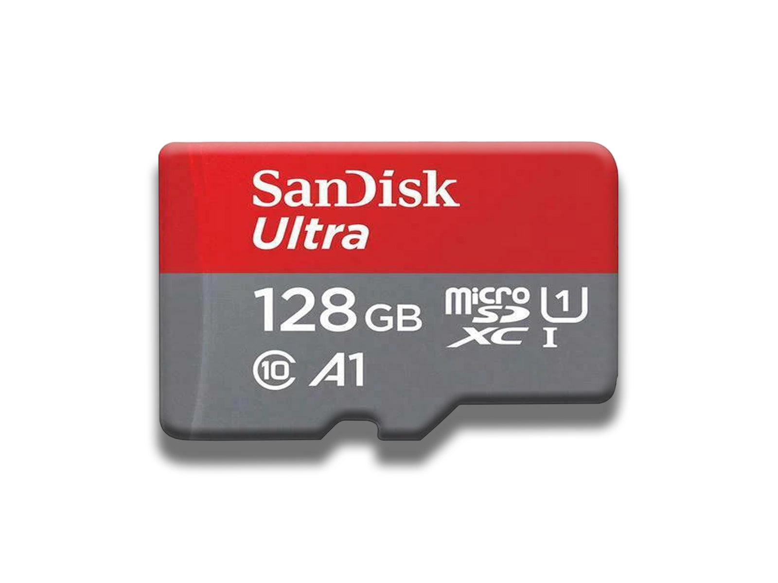 SanDisk 128GB Ultra Micro SD Card Front View
