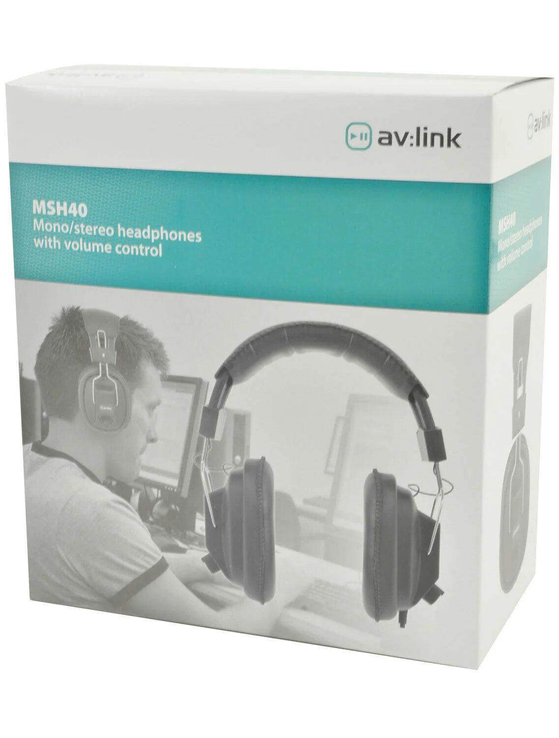 AV Link - Professional Headphones With R+L Volume Controls