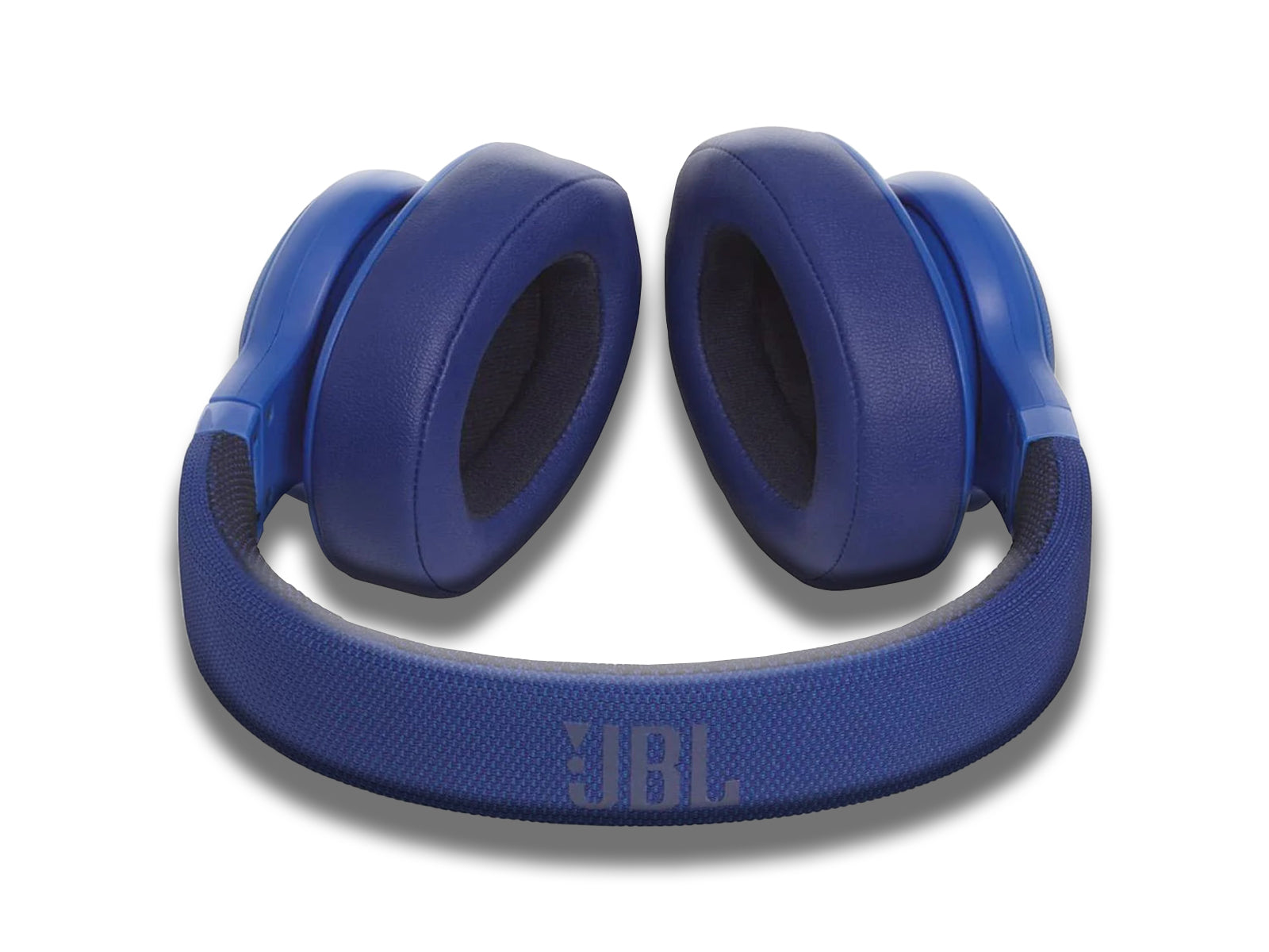 JBL E55BT Blue Headphones Headband View