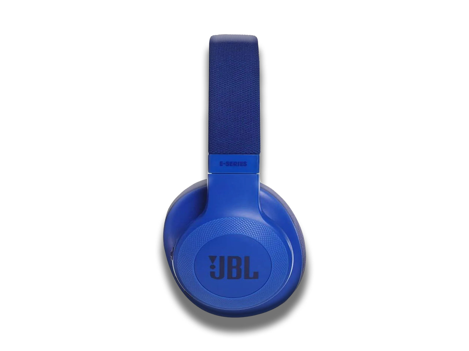 JBL E55BT Blue Headphones Side View