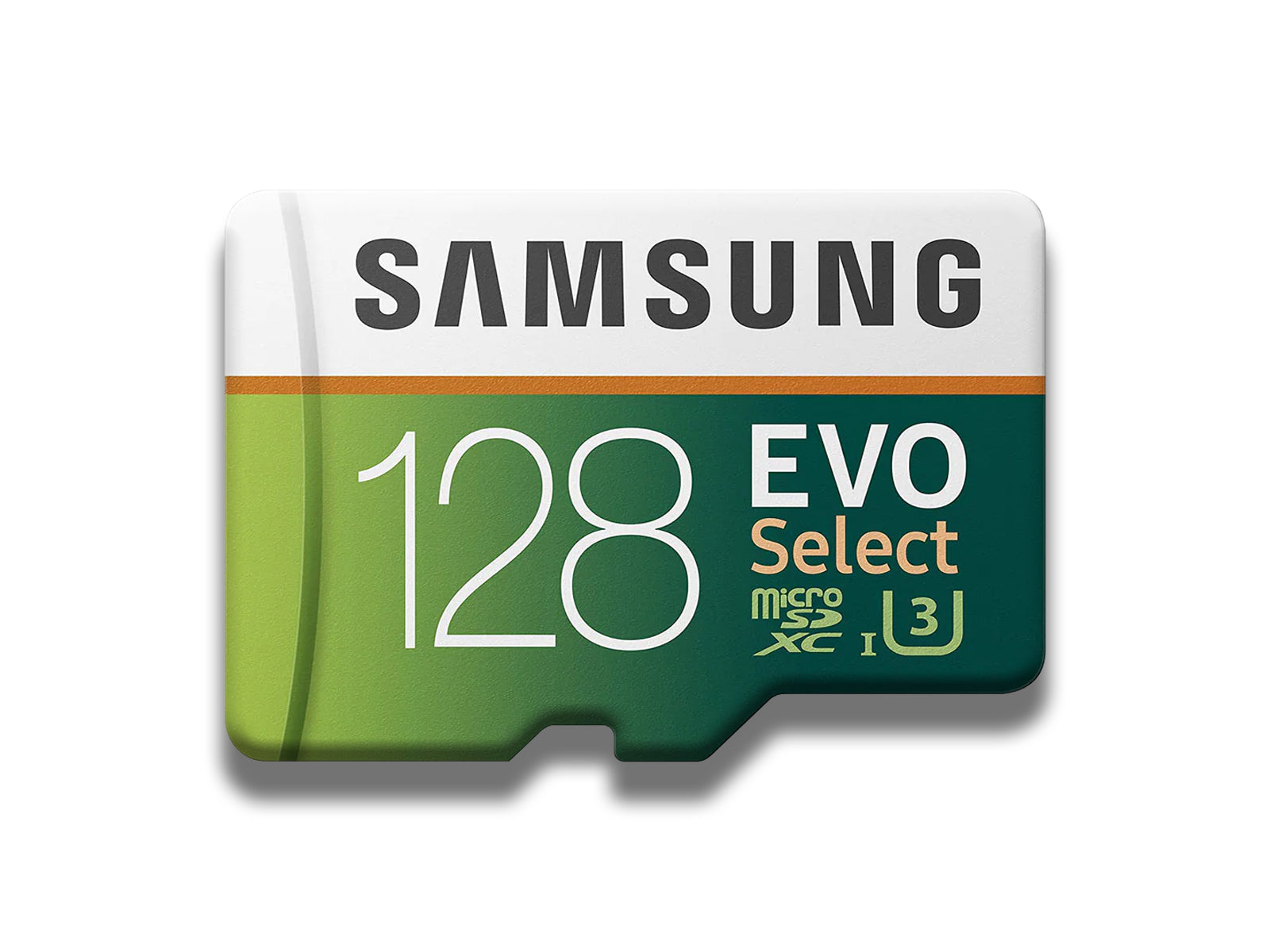 MicroSD 128GB Card Front View