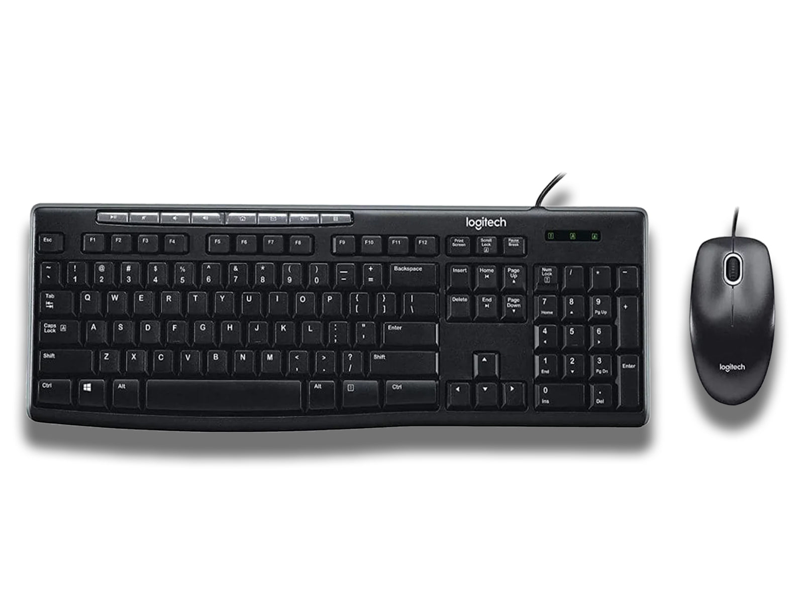 Logitech MK200 Combo Keyboard & Mouse Top View