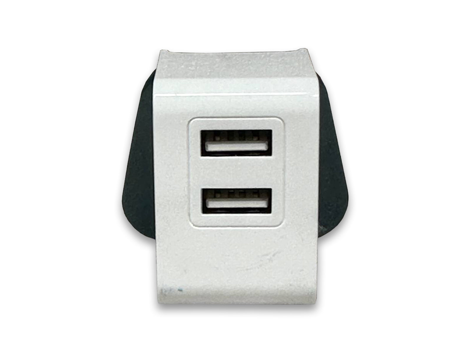 Twin USB Charger Wall Port Front View