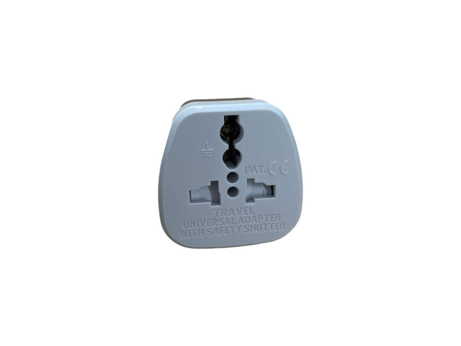 TekEir - US (2-pin) to UK (3-pin) Plug Adapter
