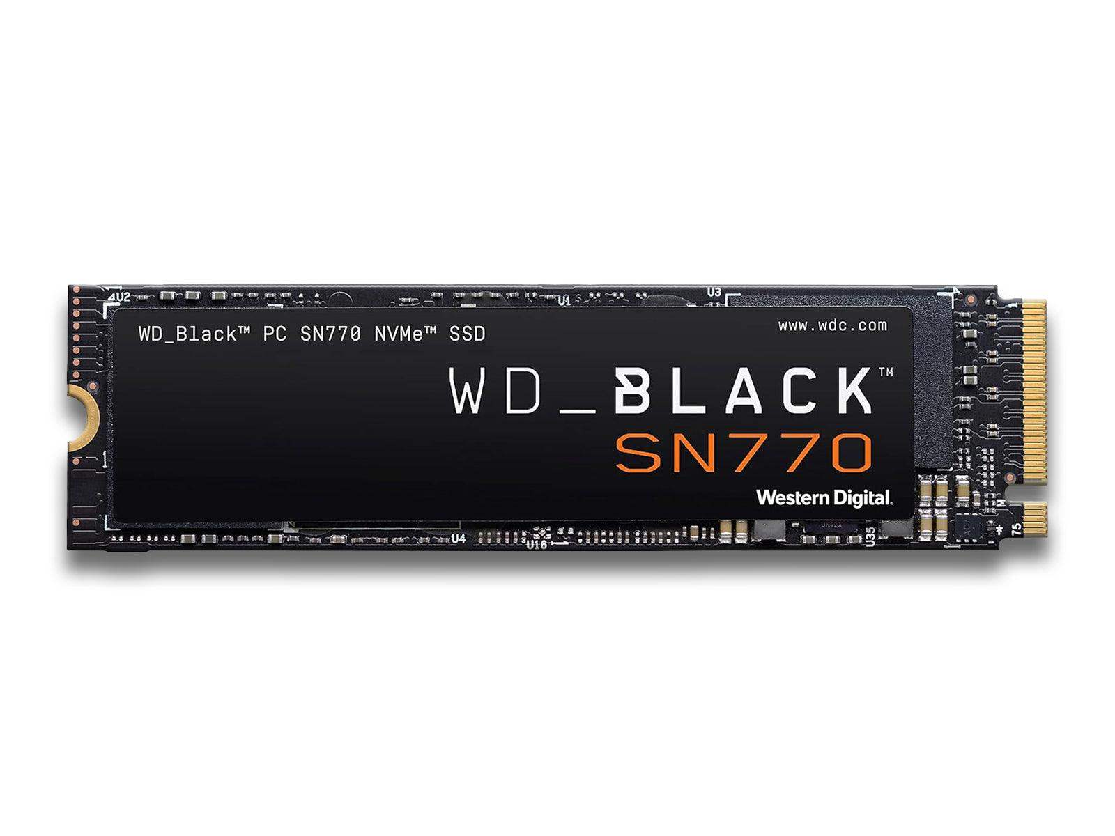 Western Digital - Western Digital SN770 1TB NVMe M.2 SSD WDS250G3X0E-00B3N0