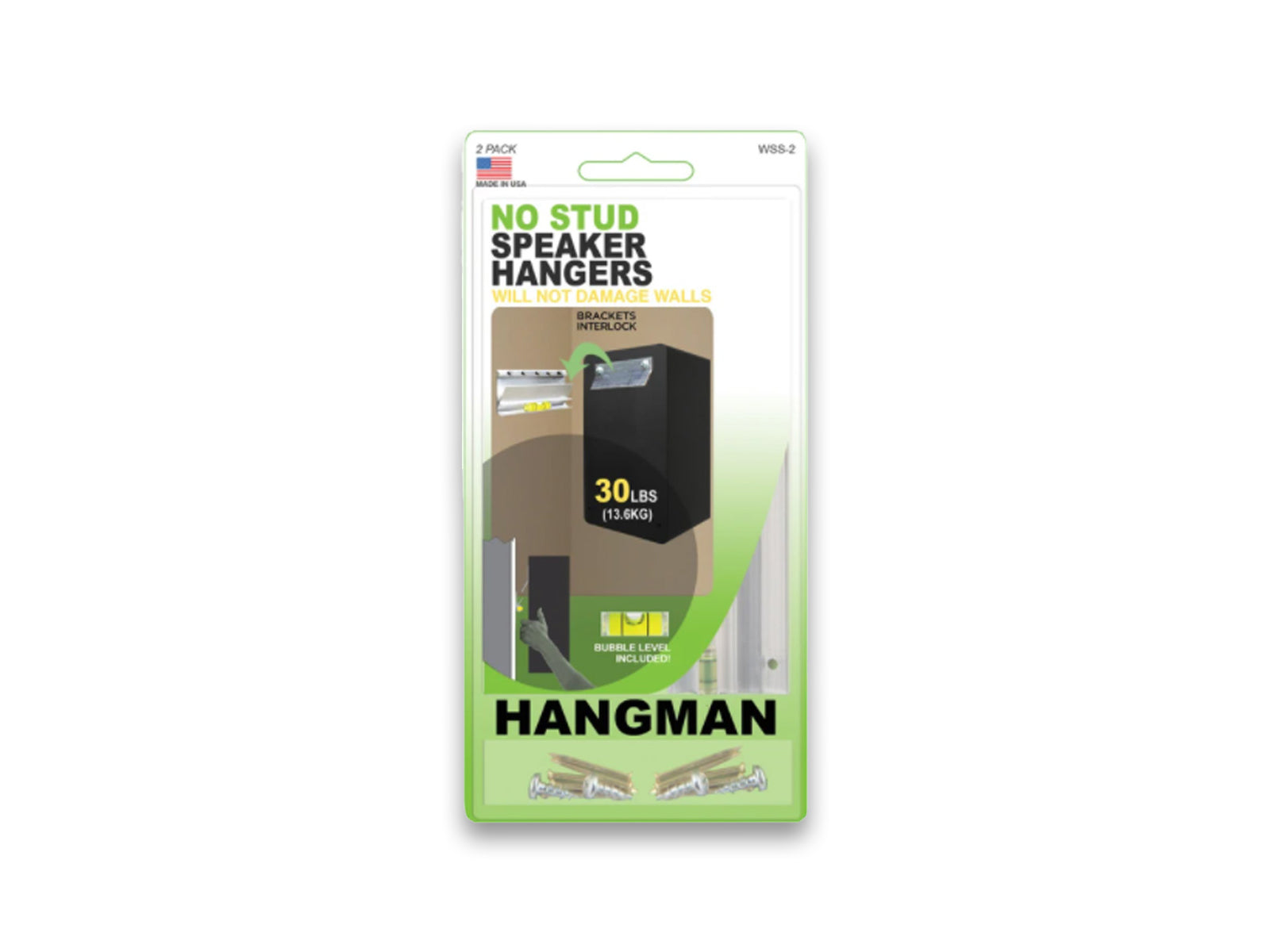 Hangman No Stud Speaker Hangers (2 pack) 