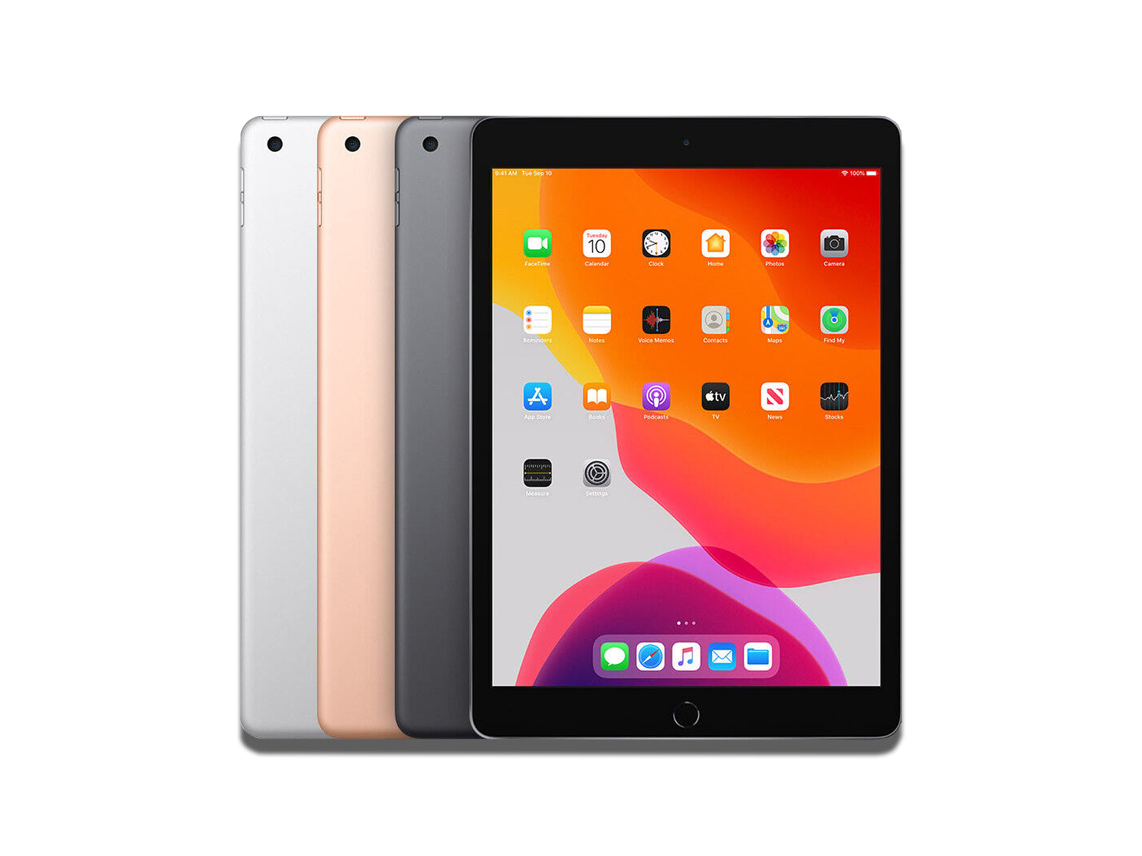 iPad 7th gen 2019 model colours variant on the white background