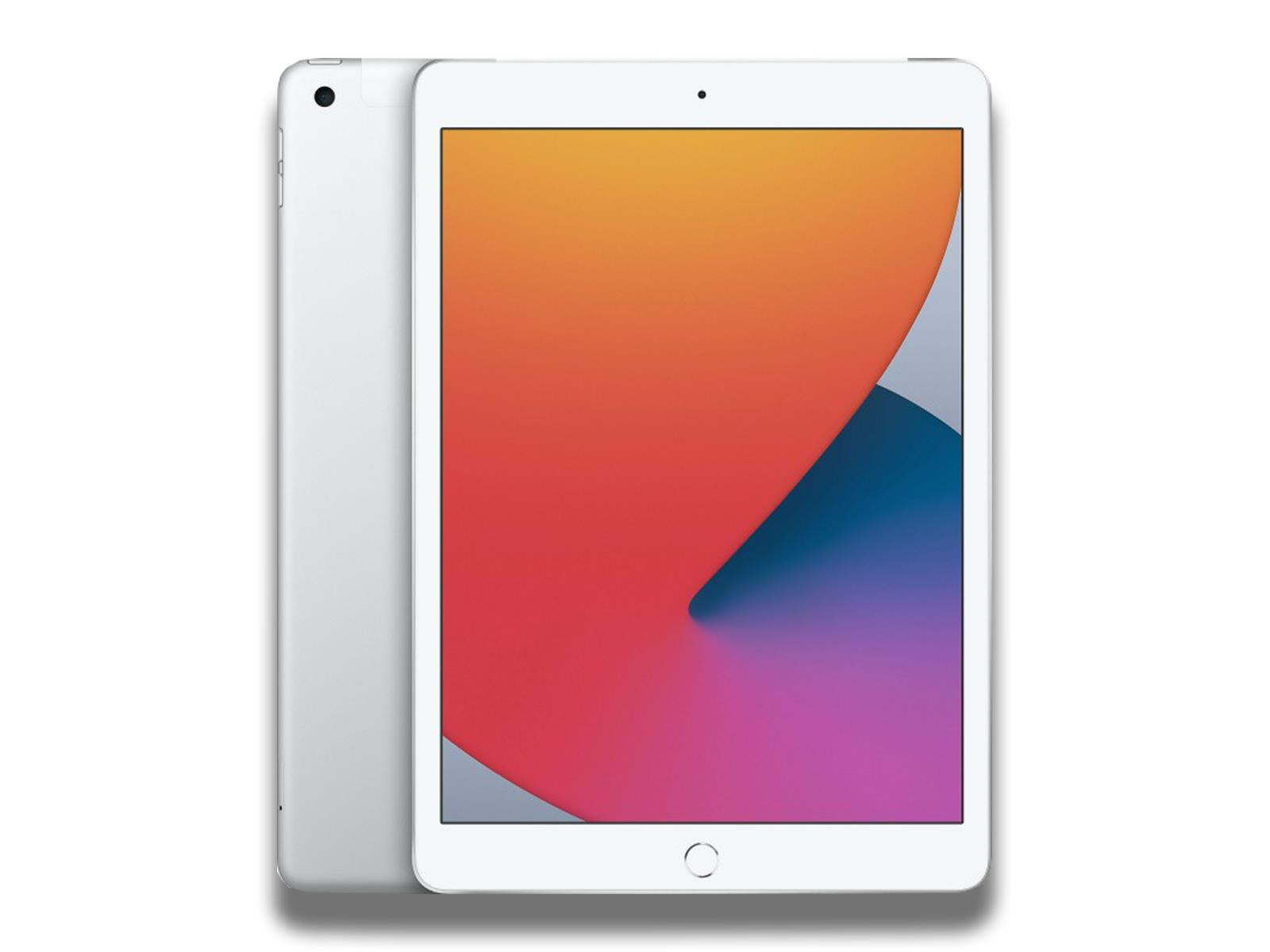 iPad 8th Gen In Colour Silver Front And Back
