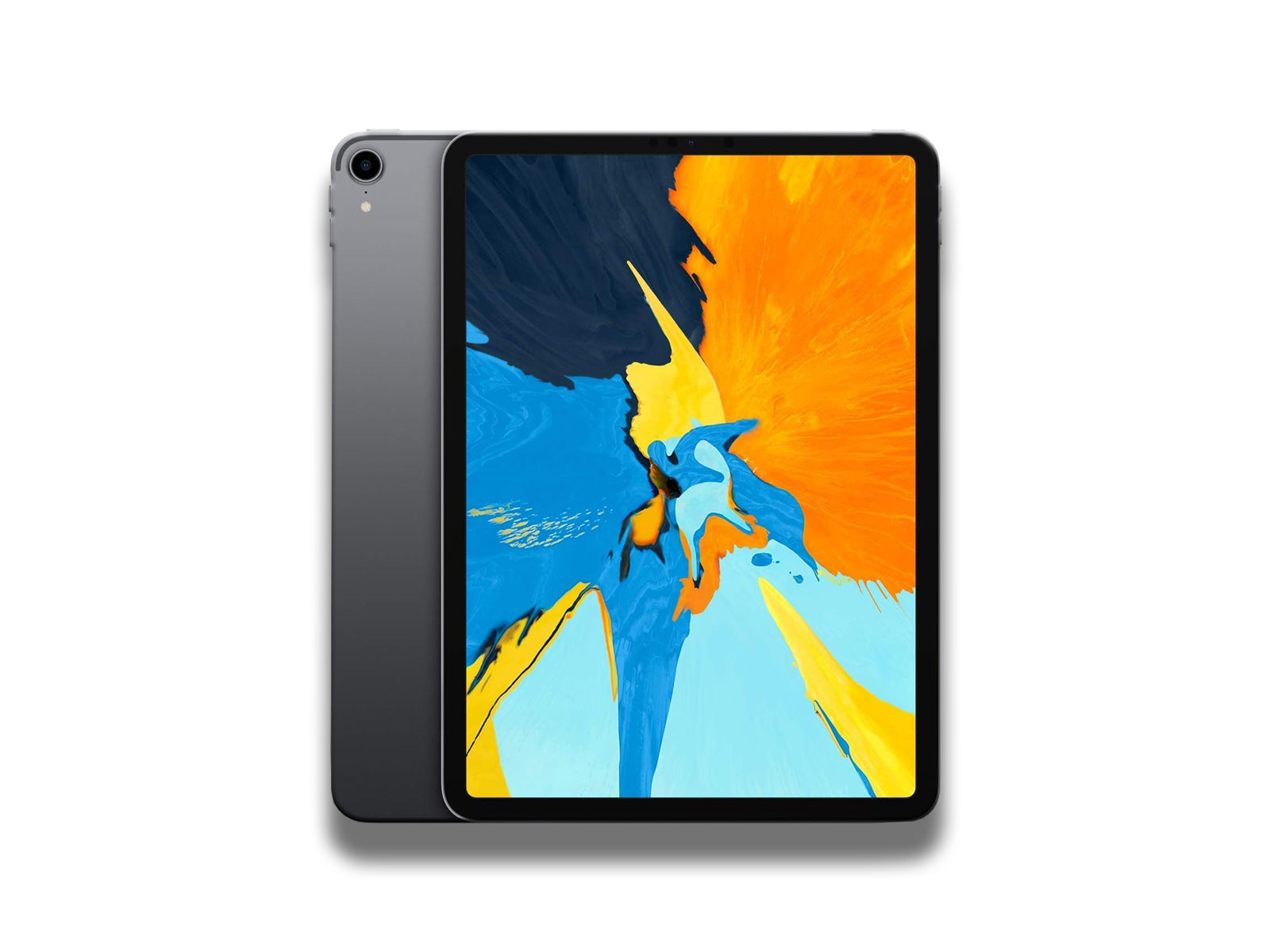 Apple iPad Pro 11-inch 1st Gen In Space Grey Front And Back
