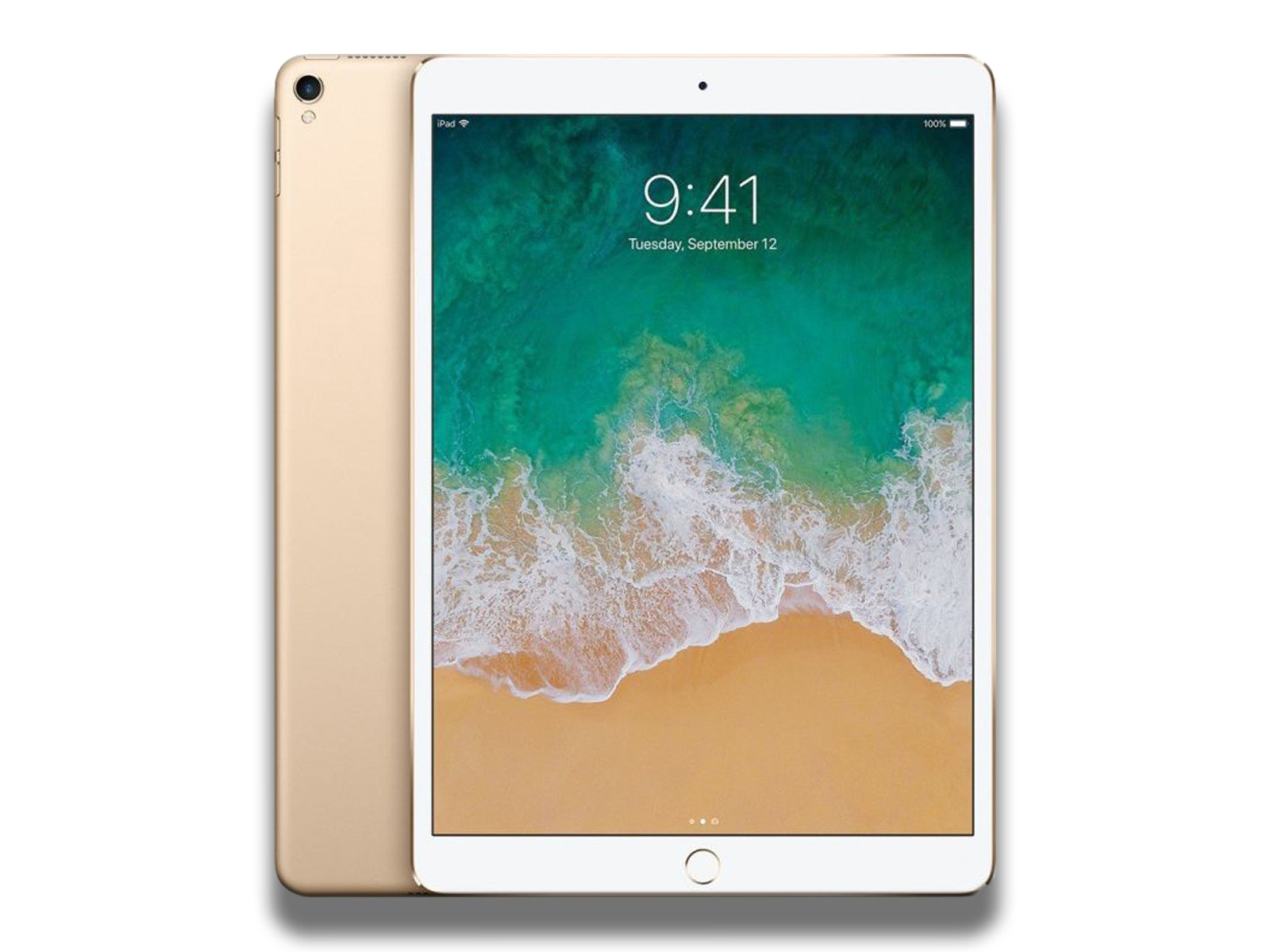 iPad Pro 10.5 Inch In Gold Front Back