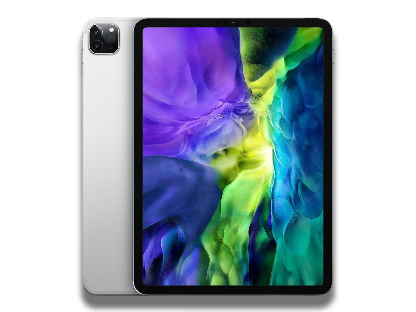Apple iPad Pro 2nd Gen 11 Inch In Silver Front And Back