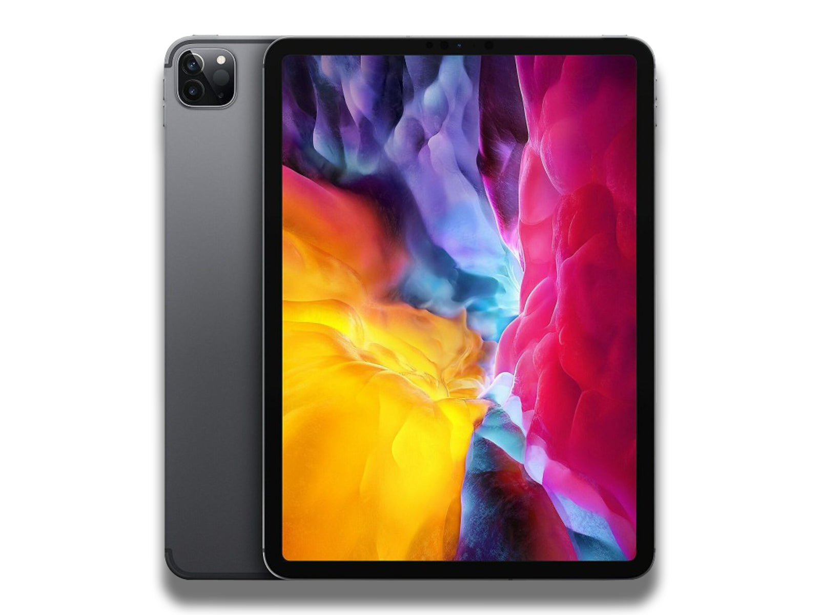 Image shows the space grey Apple iPad Pro 11-inch 2nd Generation