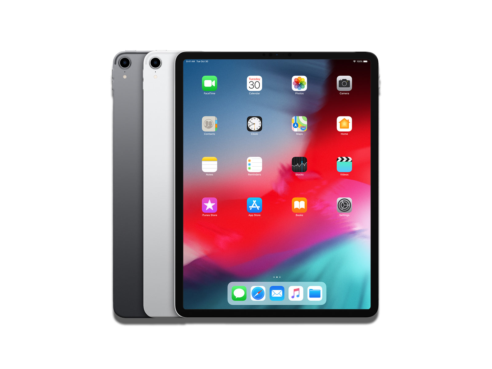 Apple iPad Pro 3rd Generation 12.9-inch Space Grey and the Silver Apple