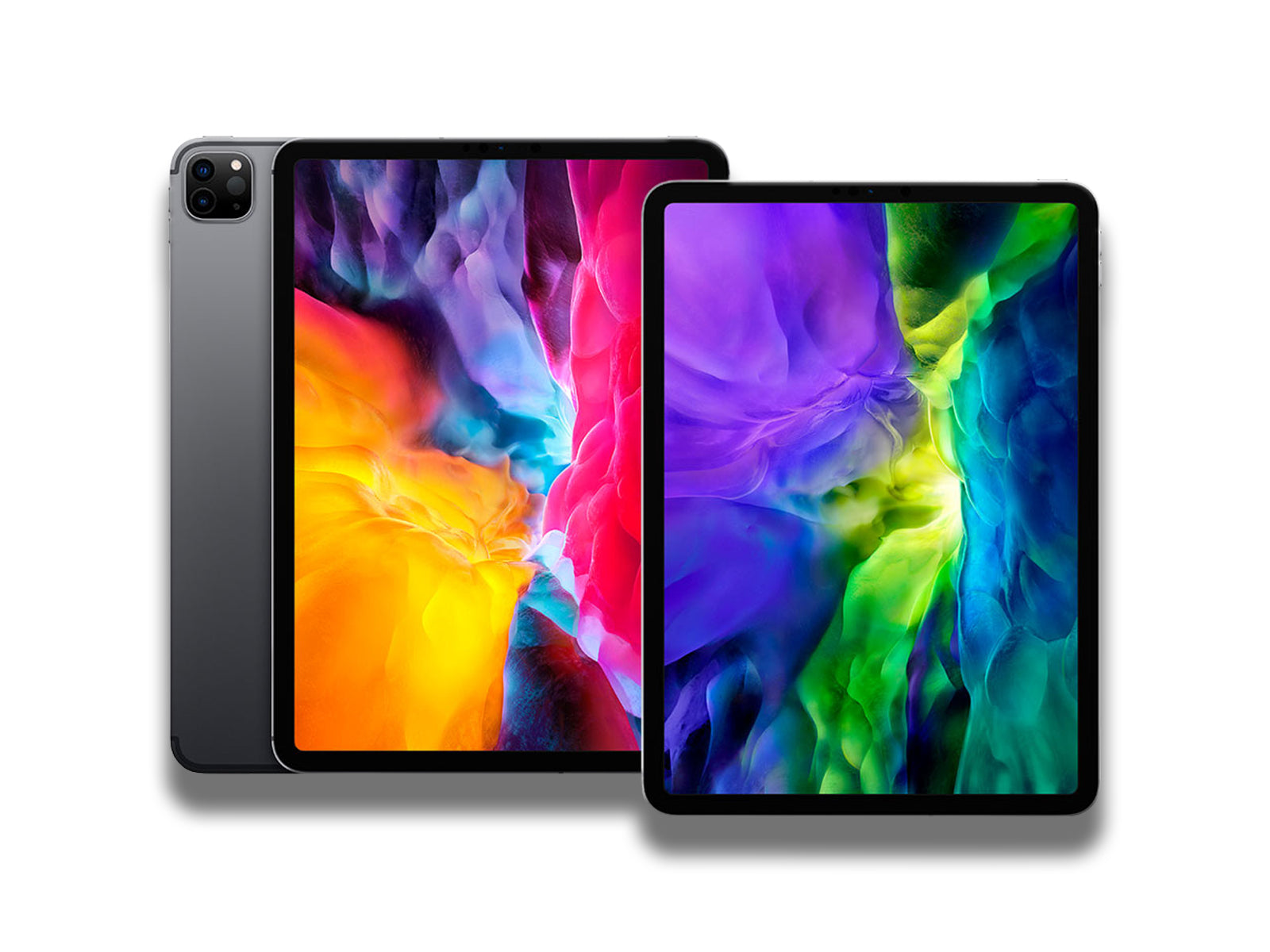 Apple iPad Pro 4th Gen 12.9" Space Grey Front And Back